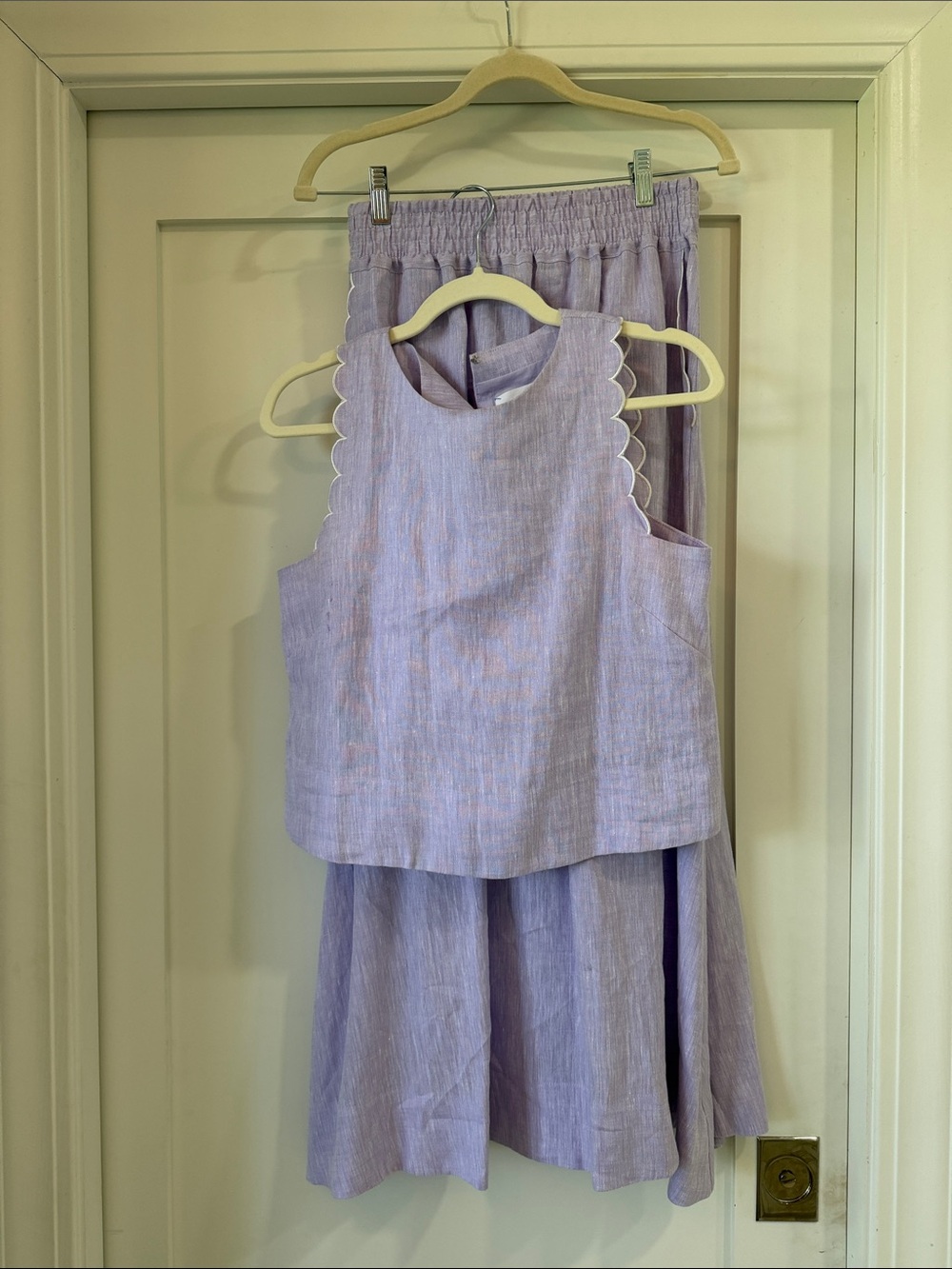 Alice Walk Linen Maxi Skirt and Top size small